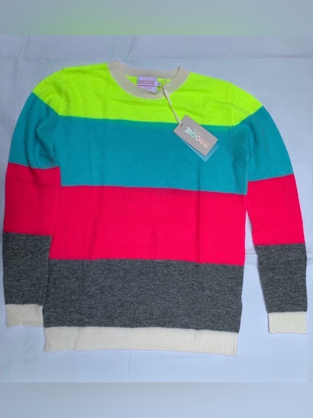 Brodie Cashmere May Stripe Boyfriend